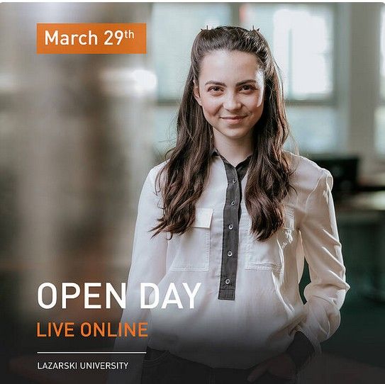 Lazarski University's Online Open Day