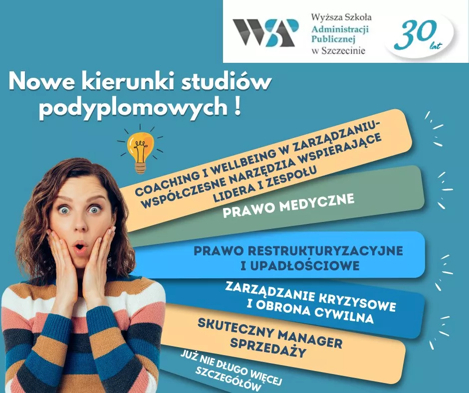 Nowe kierunki podyplomowe w WSAP