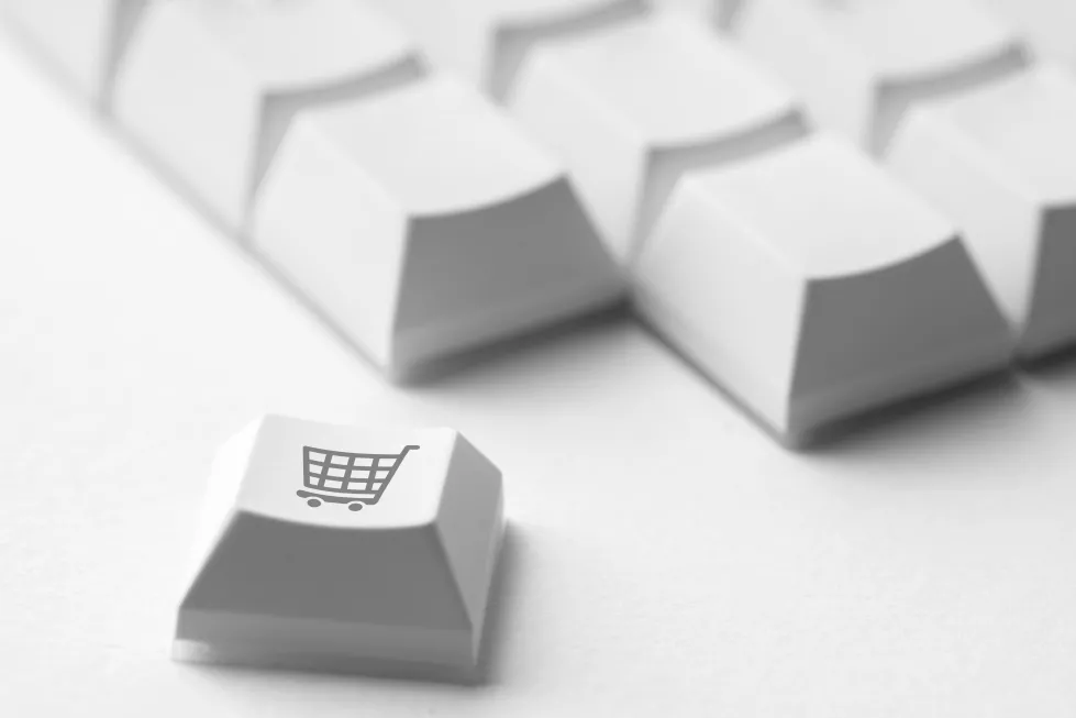 online-shopping-business-icon-retro-computer-keyboard