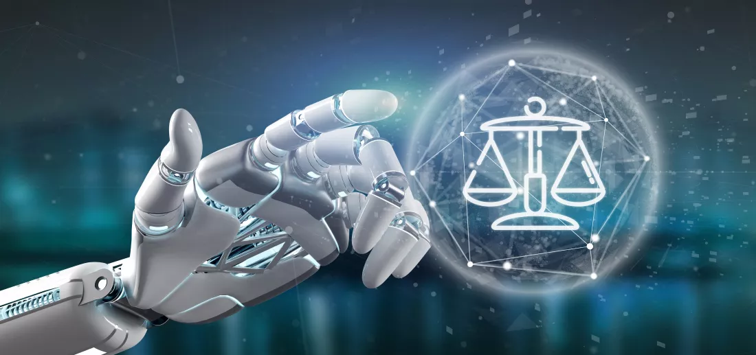 cyborg-hand-holding-cloud-justice-law-icon-bubble-with-data