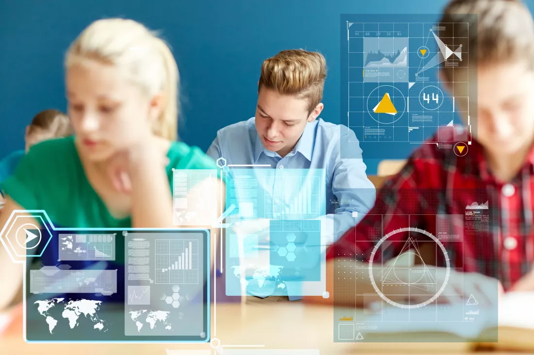 education-statistics-people-concept-group-students-with-books-writing-school-test-virtual-screens-with-charts